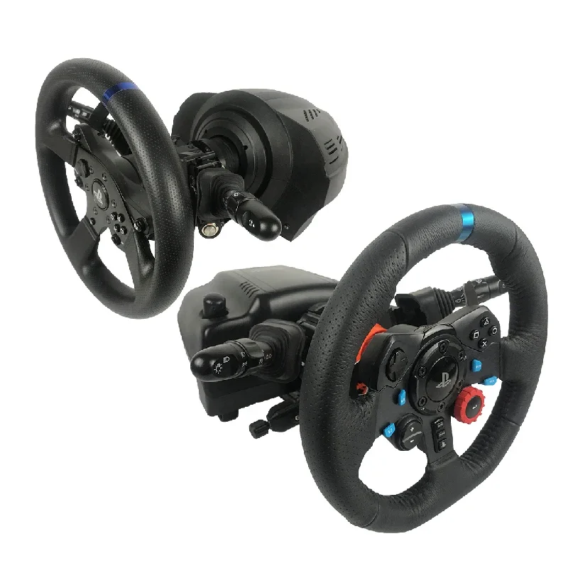 Nwtc21 Ets2 Ats Racing Simulator G27/G29/ Thrustmast T300 Racing Wheel Adapter Turnling Light Wiper Truck Simulator Kit