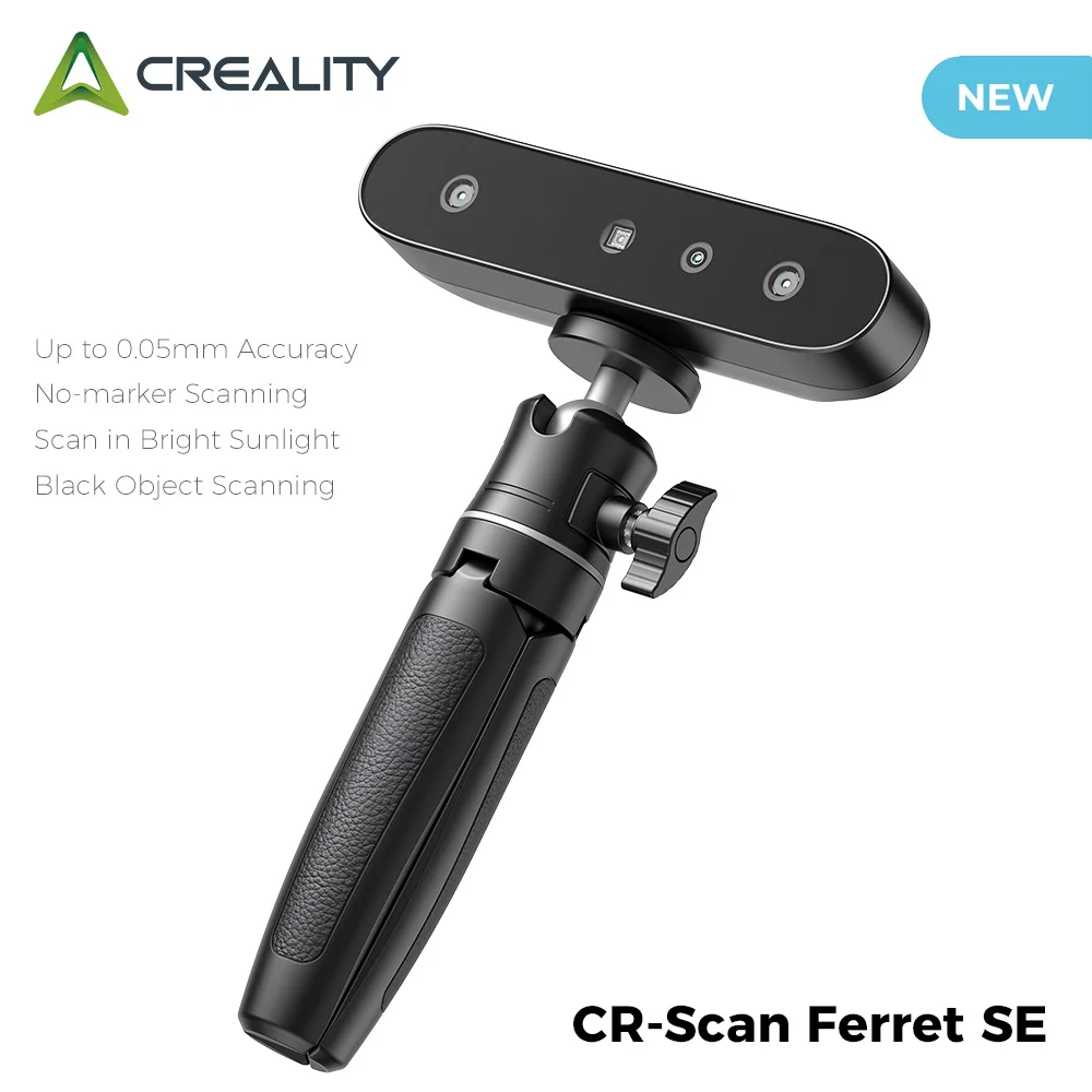 Creality Cr-Scan Furetto Se Scanner 3D Scanner Portatile Portatile 30Fps Scansione Rapida 0.1 Mmprecisione Scansione Fullcolor A 24Bit
