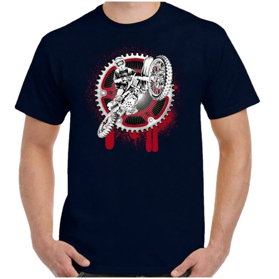 T-Shirt Motocross Gear Fun Moto Dirt Bike Scrambler Motociclista Racer. Estate Cotone Manica Corta O-Collo Mens T Shirt Nuovo S-3Xl