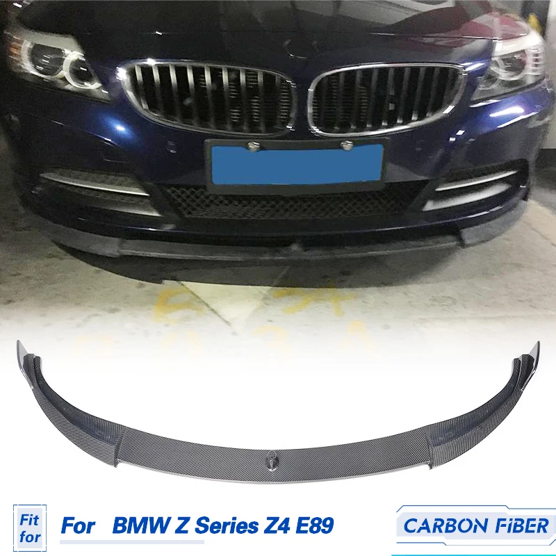 Auto Paraurti Anteriore Lip Splitter Spoiler In Fibra Di Carbonio Per Bmw Z Series Z4 E89 Non Is 2009-2013 Racing Anteriore Lip Chin Protector