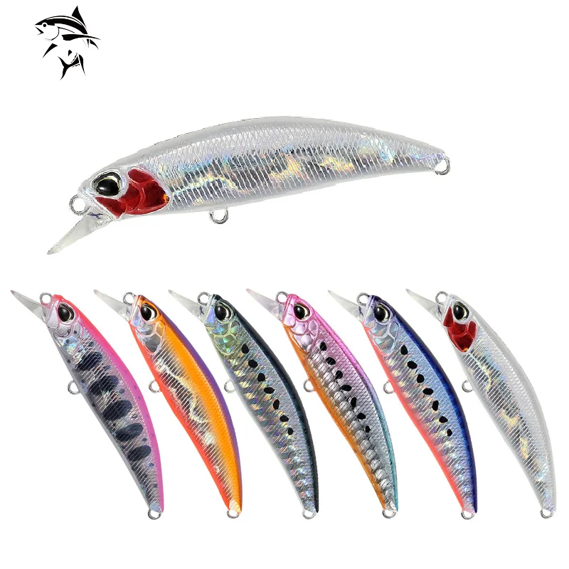 Miglior Prezzo 60Mm 6.5G 60Mm Attrezzi Da Pesca Esche Brillanti 2021 Pesciolino Manovella Peso Fisso Wobbler Esca Isca Artificiale