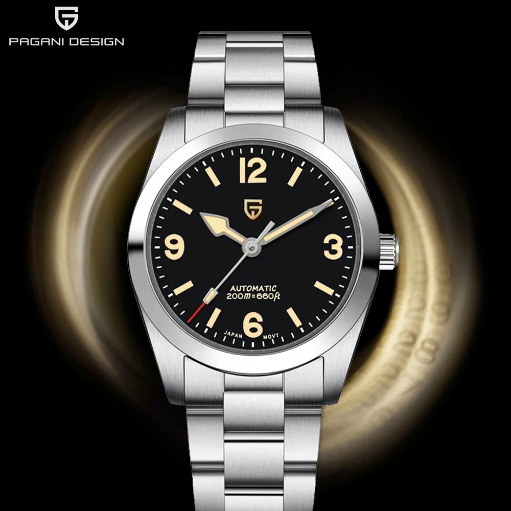 2023 Pd-1751 Pagani Design Automatico Da Uomo Meccanico Nh35 Orologio Zaffiro Impermeabile Orologio Inossidabile Busines Ar Religioso Masculino