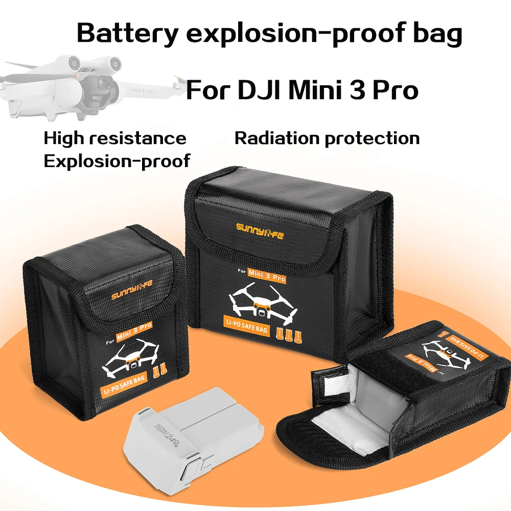 Per Dji Mini 4 Pro Drone Batteria Borsa Antideflagrante Per Dji Mini 3 Pro Batteria Borsa Antideflagrante Borsa Di Sicurezza Al Litio