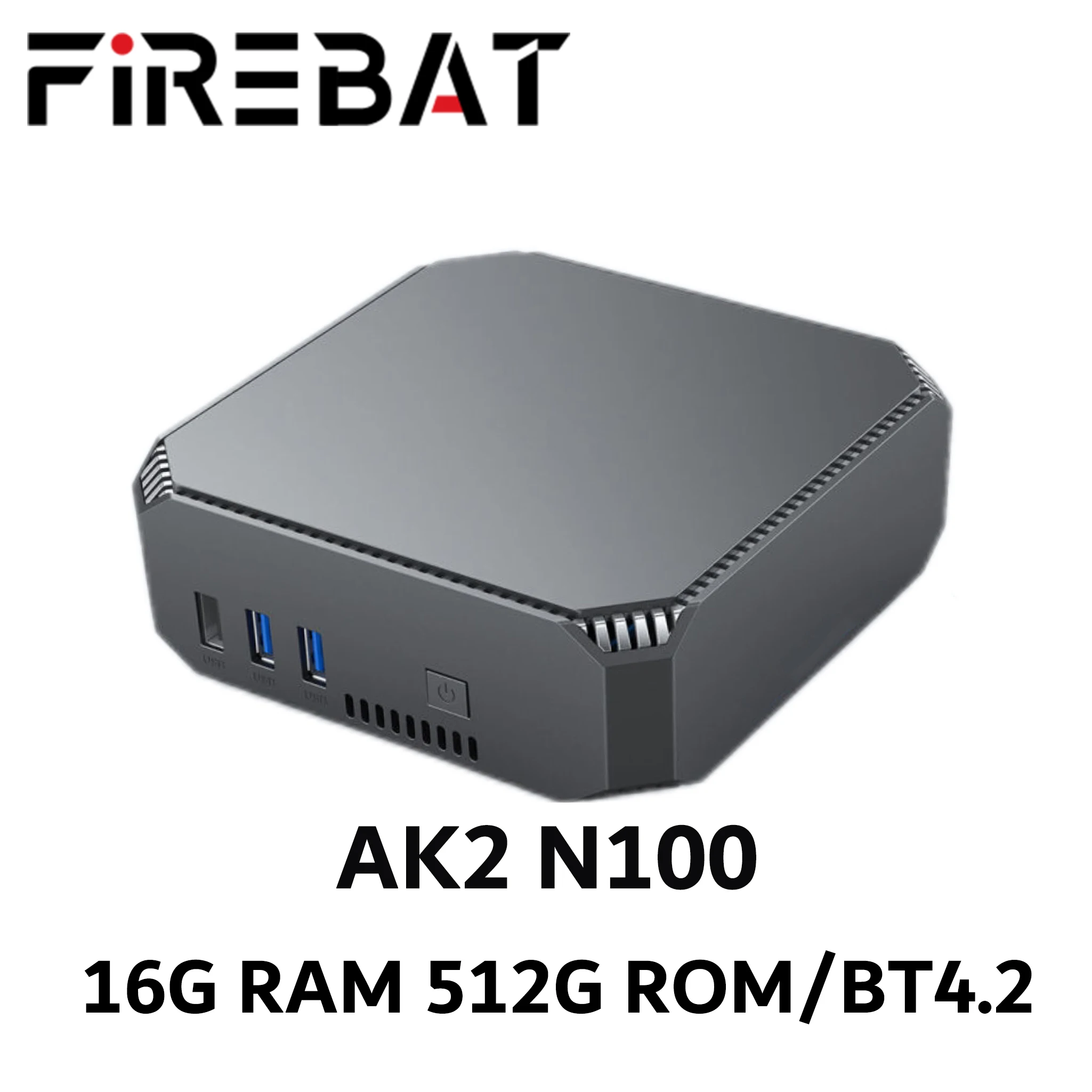 Firebat Ak2 Pro Plus Mini Pc Gamer Intel N100 N95 N5105 Cpu Windows 11 Mini Pc Gaming Ddr4 16Gb Ram 512Gb Ssd Nvme M2 Wifi5 Bt4.