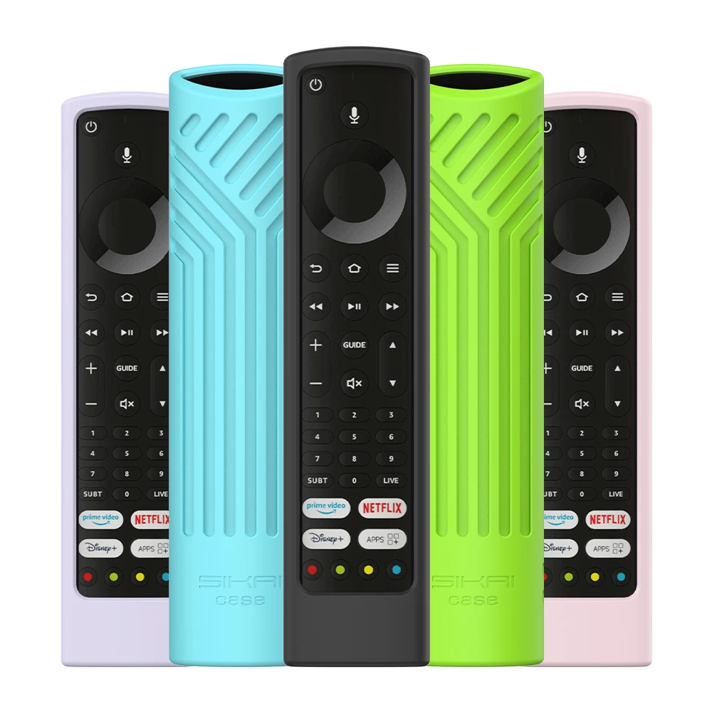Custodia Protettiva In Silicone Per Xiaomi Tv F2 Fire Tv 43 "Con Custodia Protettiva Antiurto Per Telecomando Alexa Voice