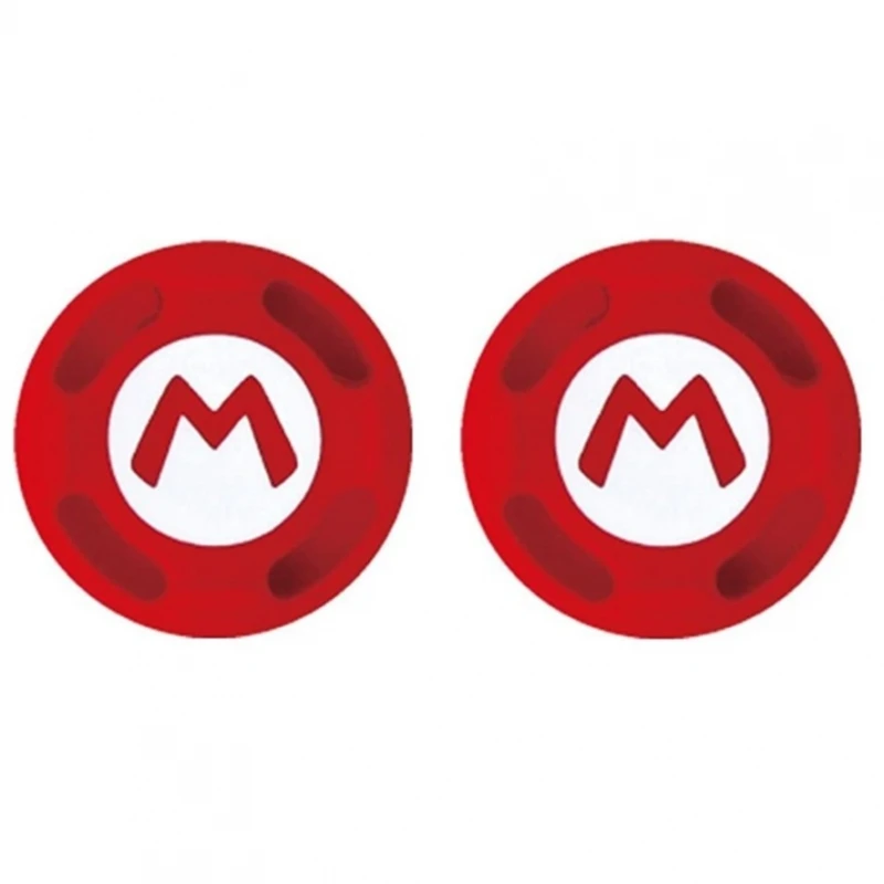 Impugnature Joystick Per Nintendo Switch, Lite, Gomma Protettiva, M De Mario Bros # Nintendo Switch (Hac-001, Hac-001(-01)) # Nintendo Switch Lite (Hd