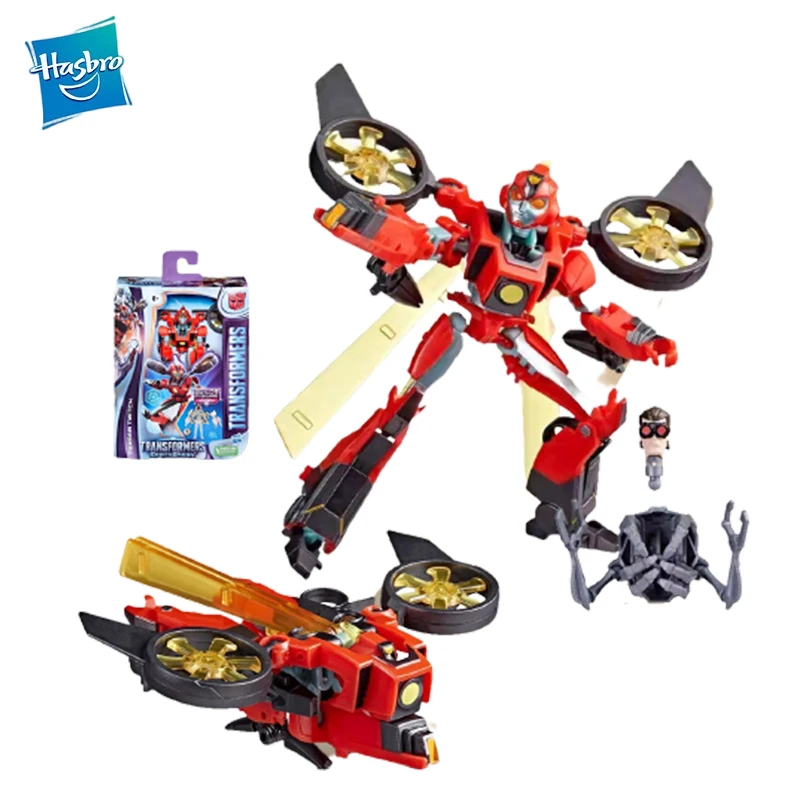 In Magazzino Trasformatori Originali 237 Earthspark Deluxe Terran Twitch Anime Figure Action Figures Model Toys
