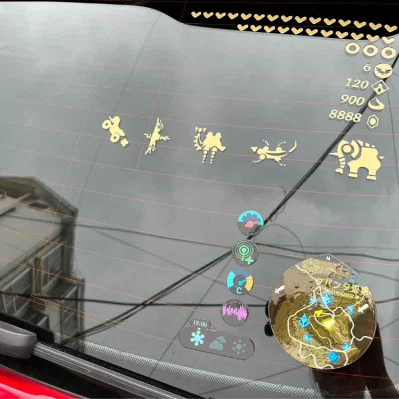 Nuova Versione Di Adesivi Per Auto Zelda Legend Di Alta Qualità Switch Breath Of The Wild Zelda Stickers Game