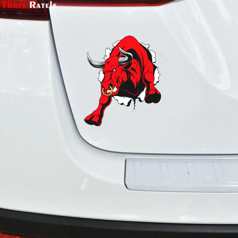 Tre Criceti Tz-1295 17.7*15Cm 1-2 Pezzi Adesivi Adesivi Auto Red Of Bull Jdm