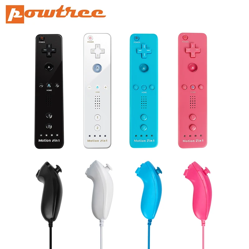 Telecomando Motion Plus Incorporato Per Controller Nintendo Wii Telecomando Wii Nunchuck Wii Motion Plus Controller Gamepad Wireless Controle