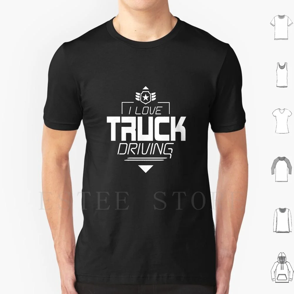 Fernfahrer T Shirt Fai Da Te Di Grandi Dimensioni 100% Cotone Camion Camion Camion Conducente Camion Leader Camion Occupazione Camion Idee Hobby Camio