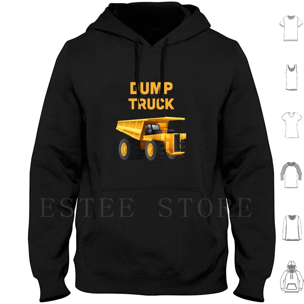 Giallo Dumper Felpe Camion Dumper Operatore Dumper Dumper Driver Bambini Dumper Driver Dumper