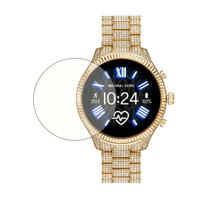 Pellicola Protettiva In Vetro Temperato Per Michael Kors Access Lexington Gen 5 Watch Smartwatch Protezione Della Protezione Dello Schermo