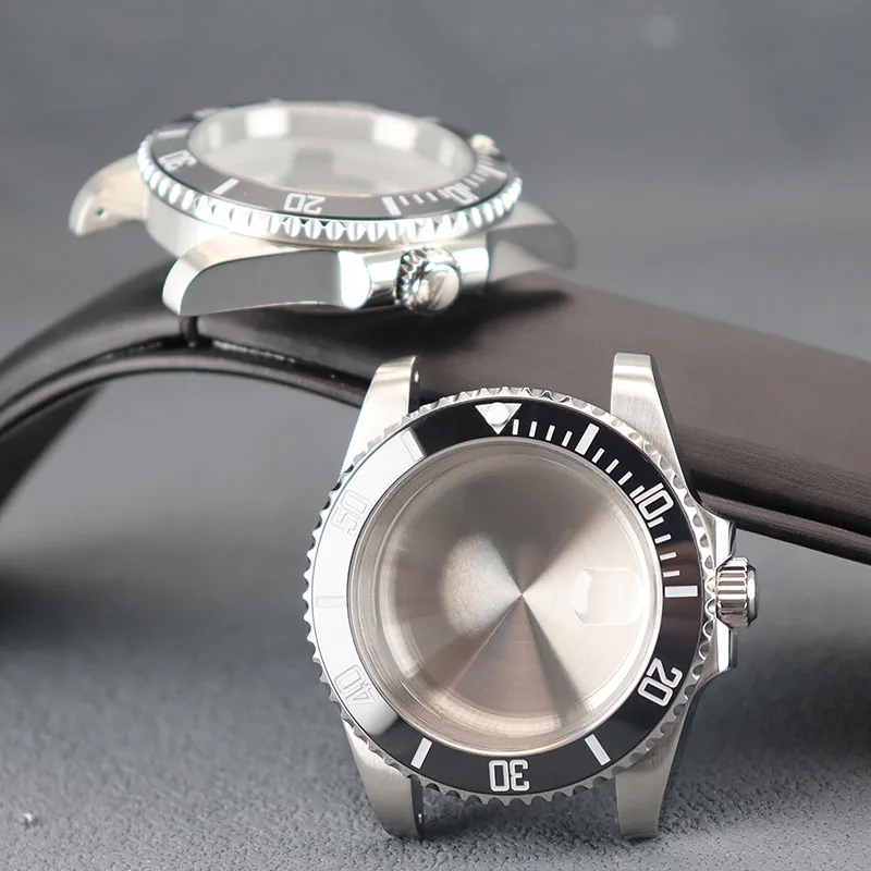 Cassa Dell'Orologio Da Uomo Da 40Mm Per Seiko Nh35 Nh36 Eta 2824 Miyota 8215 Movimento 28.5Mm Quadrante Submariner Mod Parti Cornice In Ceramica Iinse