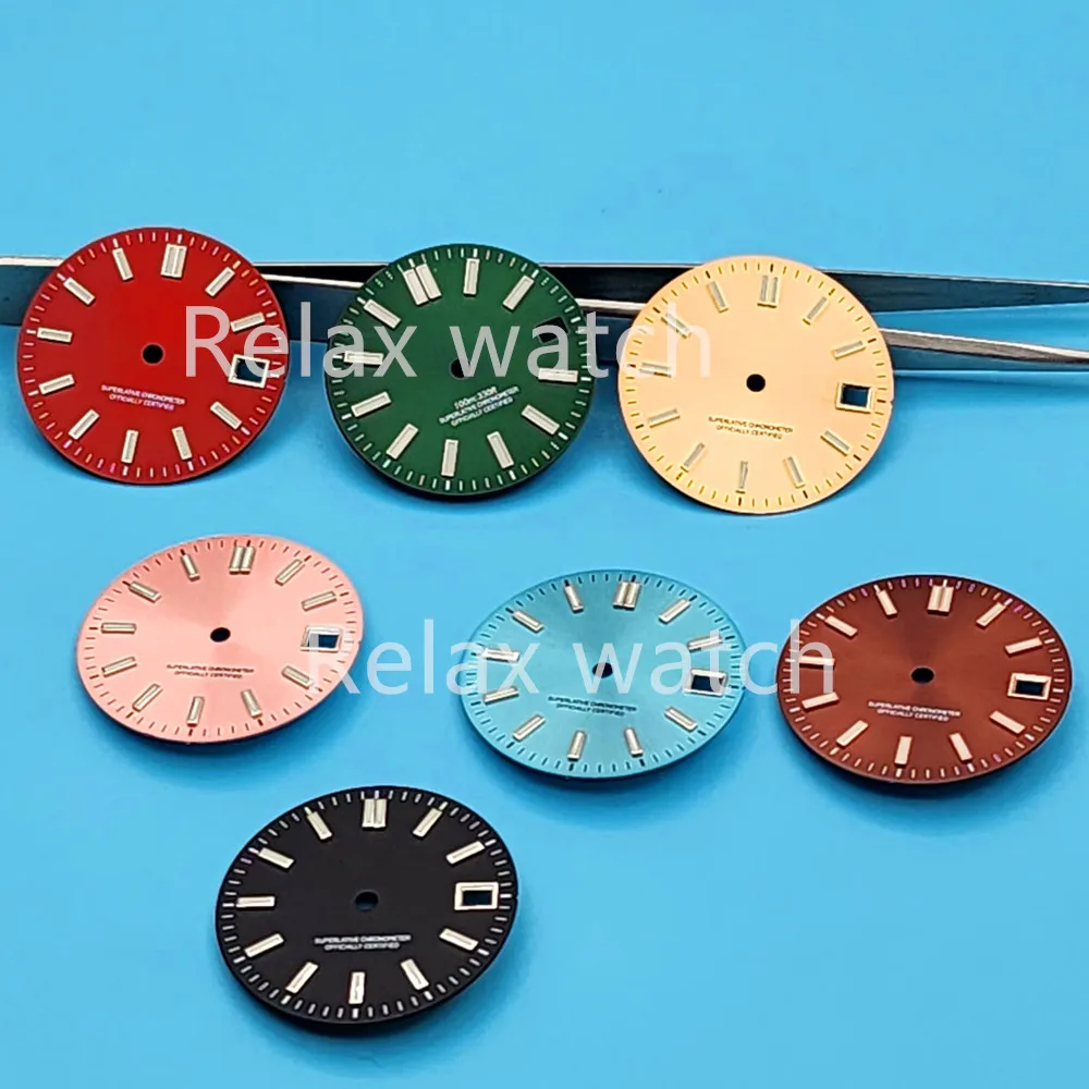 Quadrante Luminoso Verde Da 29Mm Per Movimento Automatico Seiko Seiko Nh35 Nh36
