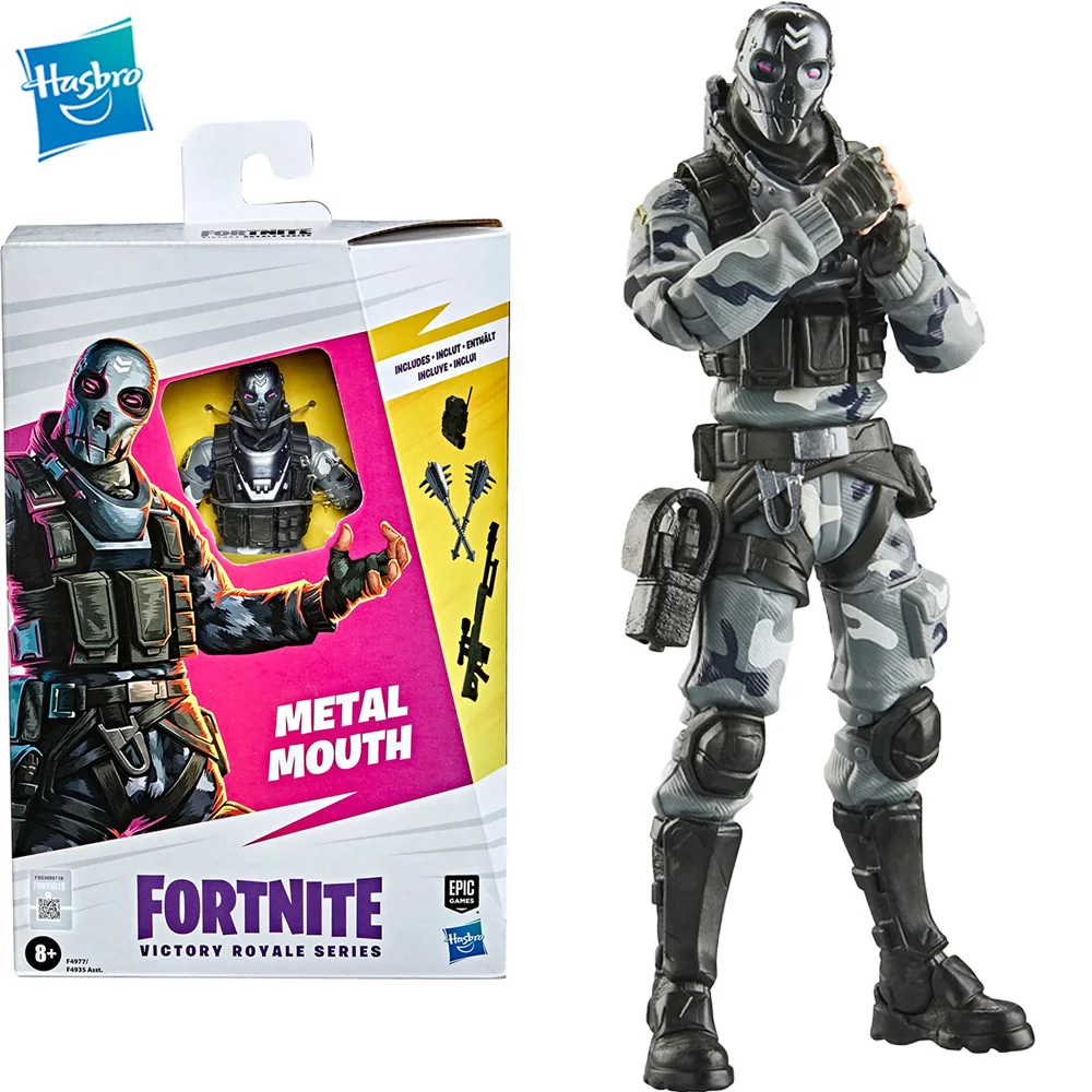 Originale 237 Fortnite Metal Mouth Victory Royale Series 4 Accessori Modello Da Collezione Da 6 Pollici Action Figure Toy Gift F4977