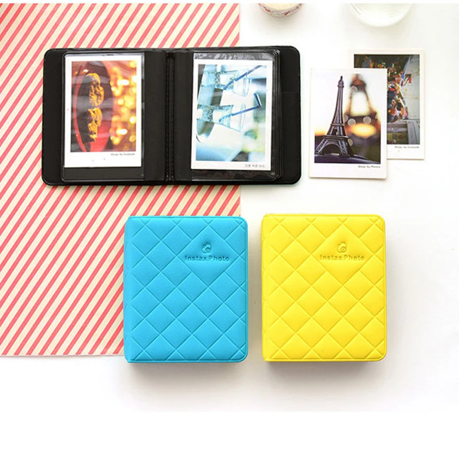 Nuovo Modello Album Com 32 Bolsos Para Fujifilm Instax Instant Mini 12 9 8 7S 70 25 50S 90., Papel De Foto De 3 Polegadas.