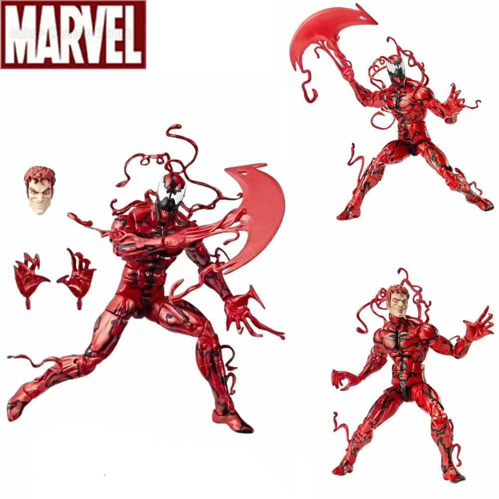Ml Legends Venom Carnage Action Figures Toys 6 Pollici Red Venom Statue Mobili Modello Multi-Accessori Ornamenti Da Collezione Regalo