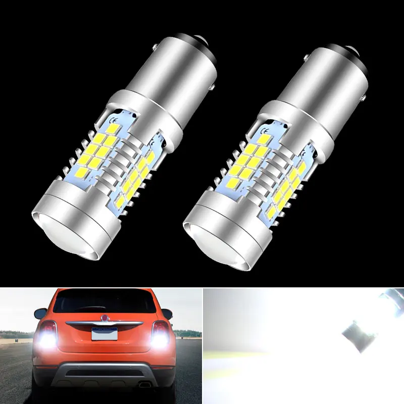 2X Ha Condotto La Luce Retromarcia P21W Ba15S Canbus Per Fiat Bravo Croma Ducato Fiorino 500C 500X 500 2007 2008 2009 2010 2011 2012 2013 2014