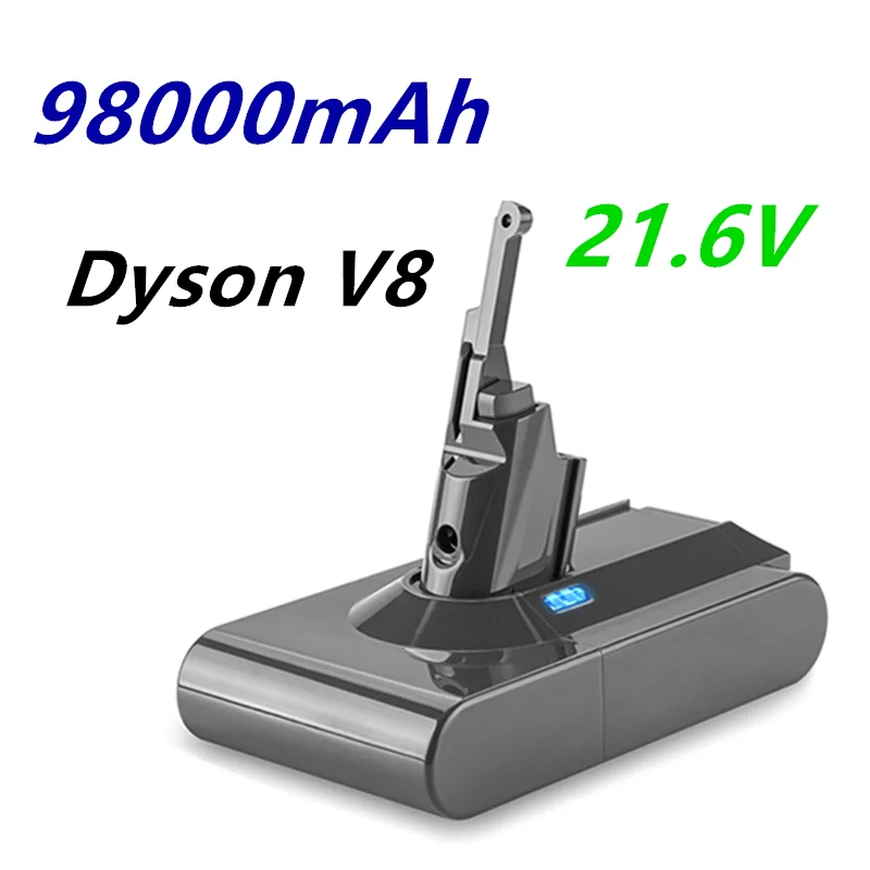 Dyson V8 21,6 V 98000Mah Ersatz Batterie Fur Dyson V8 Absolute Kabel-Freies Vakuum Handheld Staubsauger Dyson V8 Batterie