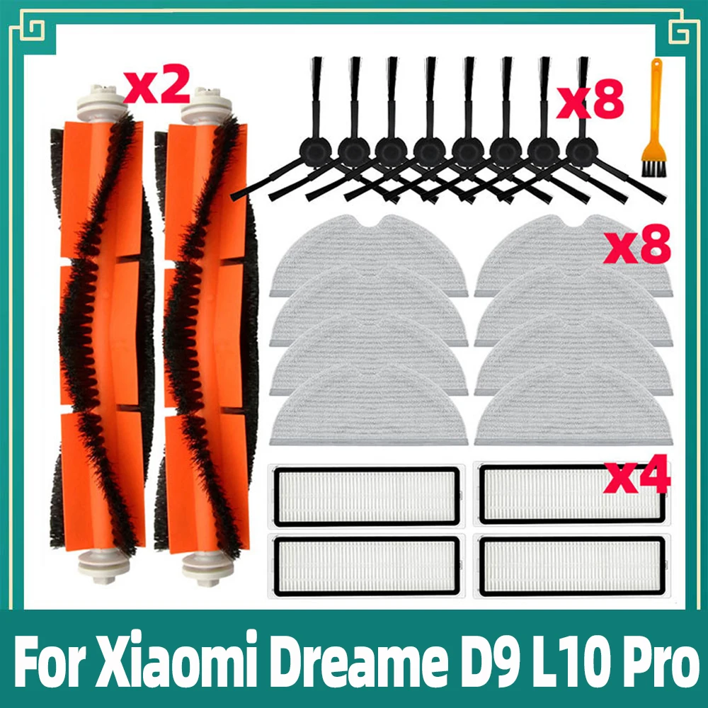 Compatibile Con Il Robot Aspirapolvere Xiaomi Dreame D9 Dreame Bot L10 Pro Trouver Robot Lds Vacuum - Ricambi Per Spazzola Principale, Spazzola Latera