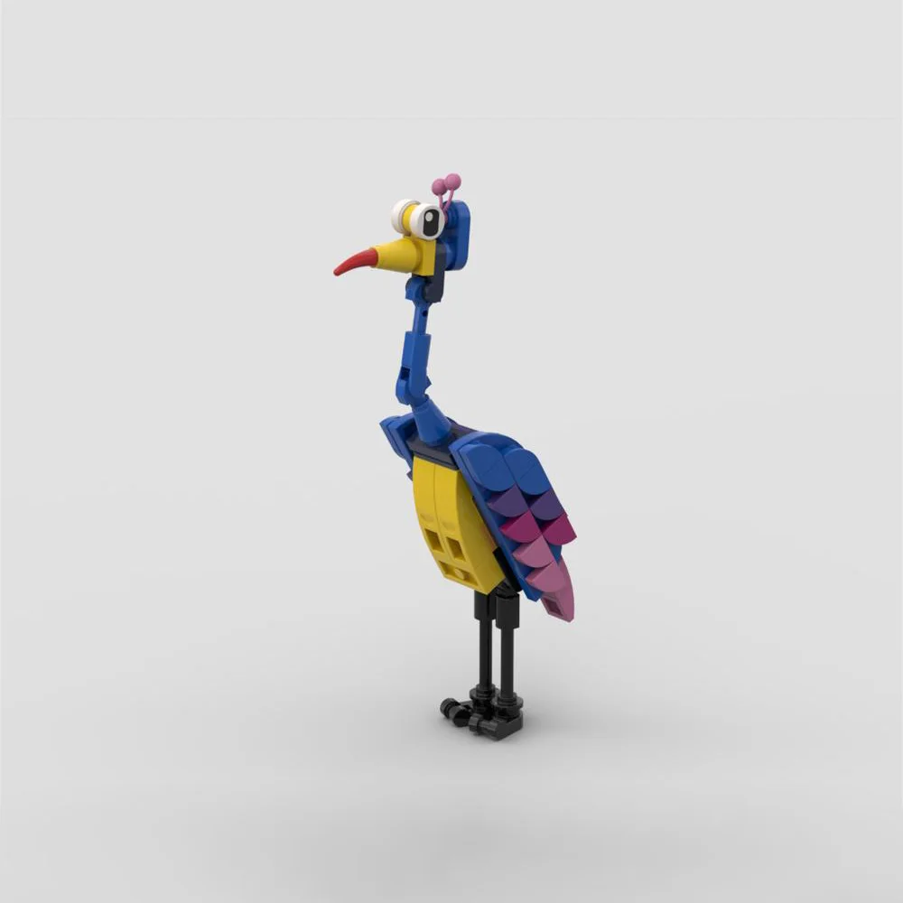 64 Pezzi Building Blocks Famoso Film Up Moc Modulare Kevin The Bird Idee Creative Fai Da Te Giocattolo Per Bambini Regalo Di Compleanno Moc-43217
