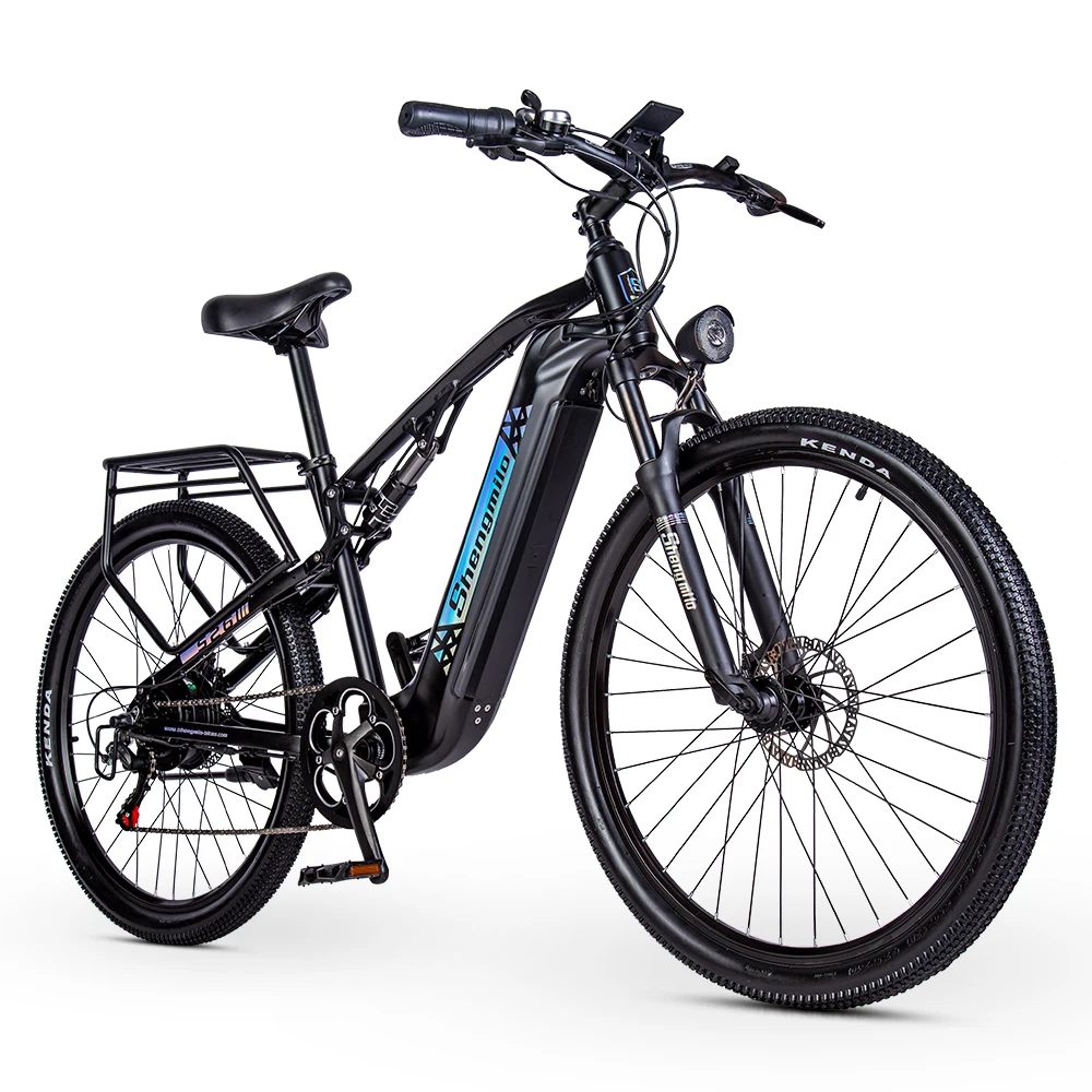 Shengmilo Città Ebike 1000W Bafang E-Bike 27,5 Pollici Bicicletta Elettrica S26 Electric Bike Bici Elettrica Adulto Elettrica E-Mountain Bike Ruote Fa