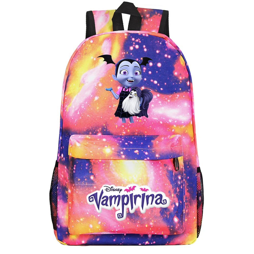 Disney Vampirina Zaino Usb Borsa Da Scuola Zaino Per Laptop Donna Uomo Zaino Da Viaggio Zaini Da Viaggio Zaino A Catena Mochilas