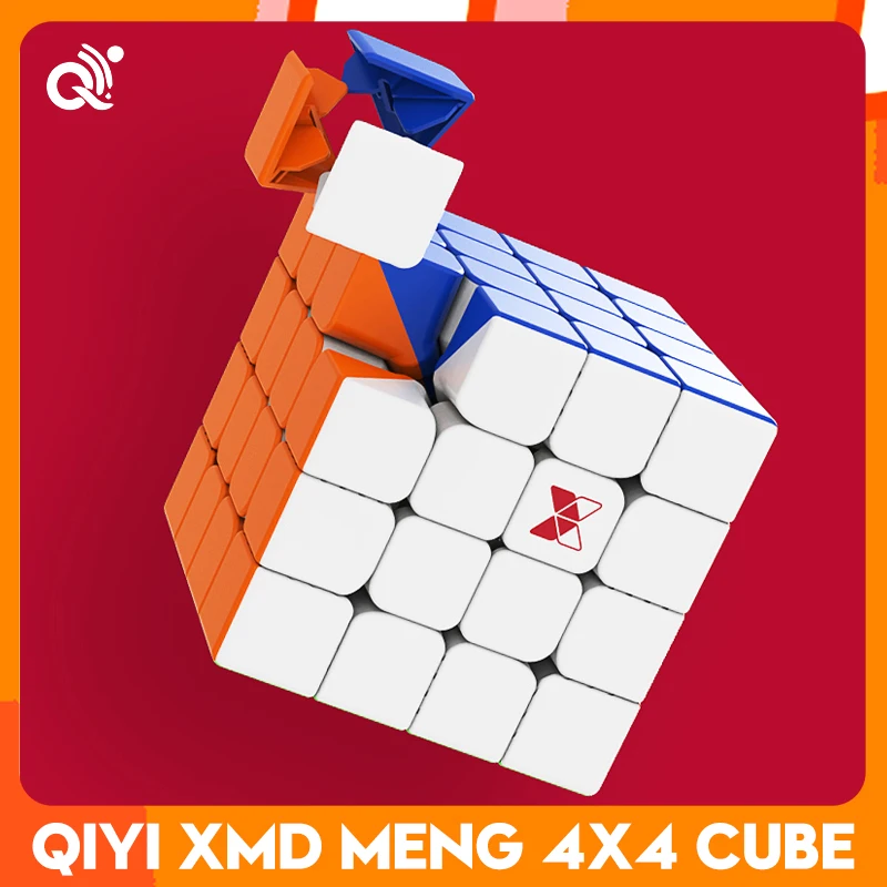 [Cubefun] Qiyi Xmd Dream Meng 4X4 M Cube Qiyi Xmd Ambition 4X4 Stickerless X-Man Magic Cube Magnetic 4X4X4 Ambition Puzzle Cubo