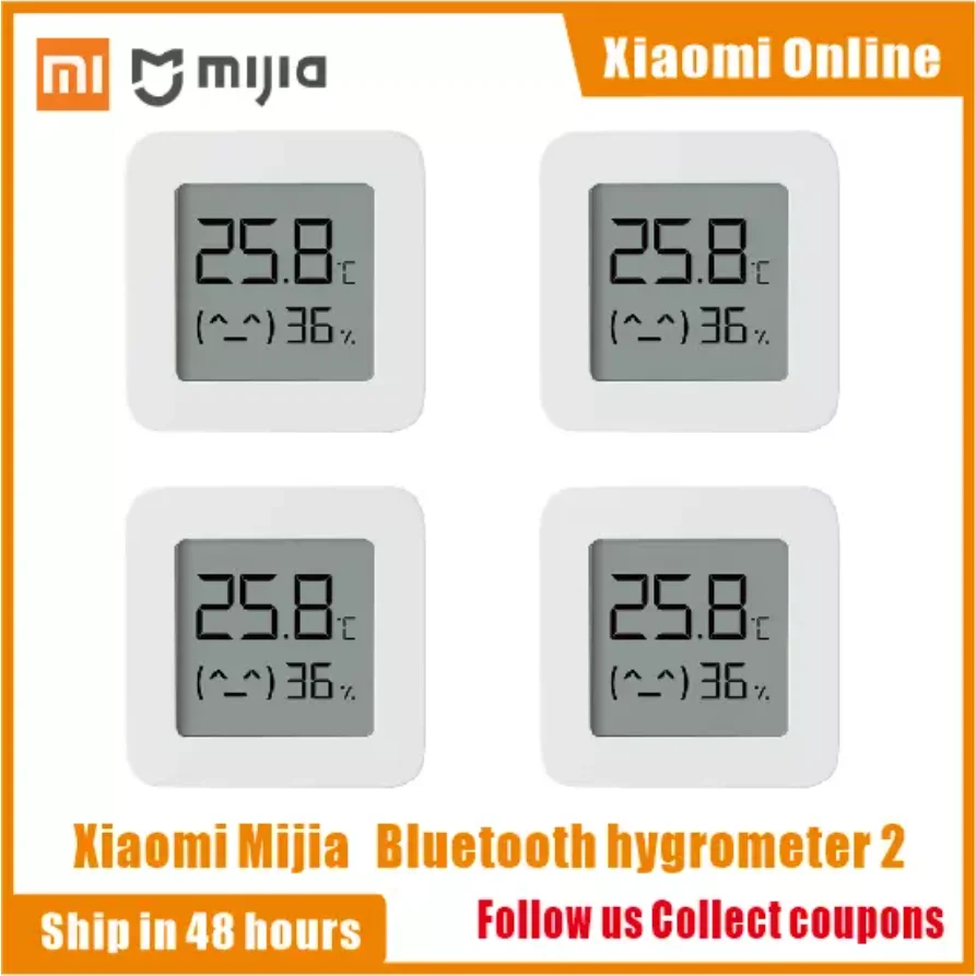Nuova Versione Xiaomi Mijia Bluetooth Termometro 2 Wireless Smart Electric Digital Igrometro Termometro Sensore Di Umidità Casa