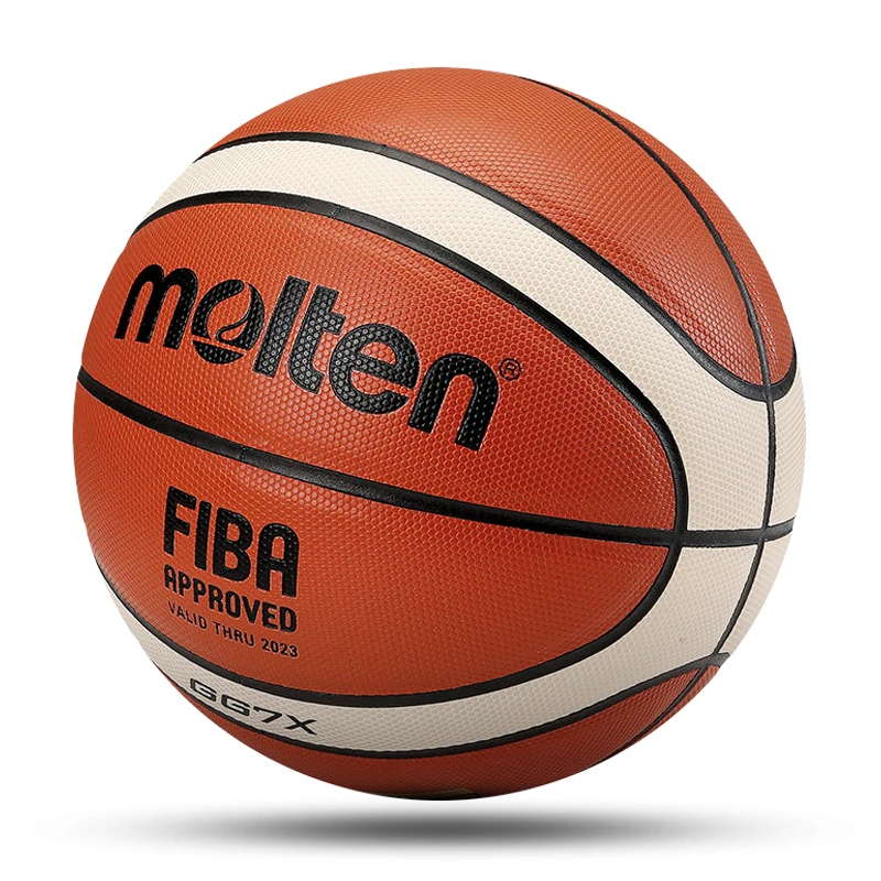 Pallone Da Basket Fuso Taglia 7 Advanced Pu Che Assorbe L'Umidità Palline In Morbida Pelle Da Uomo Indoor Competition Training Basketball Gg7X