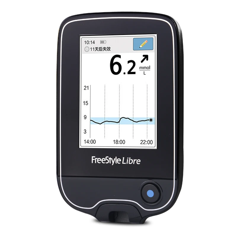 Per Freestyle Reader Kit Diabete Glucometro 24H Abbott Freestyle Llibre Sensor Glucosio Kit Sensore Di Zucchero Nel Sangue Solo