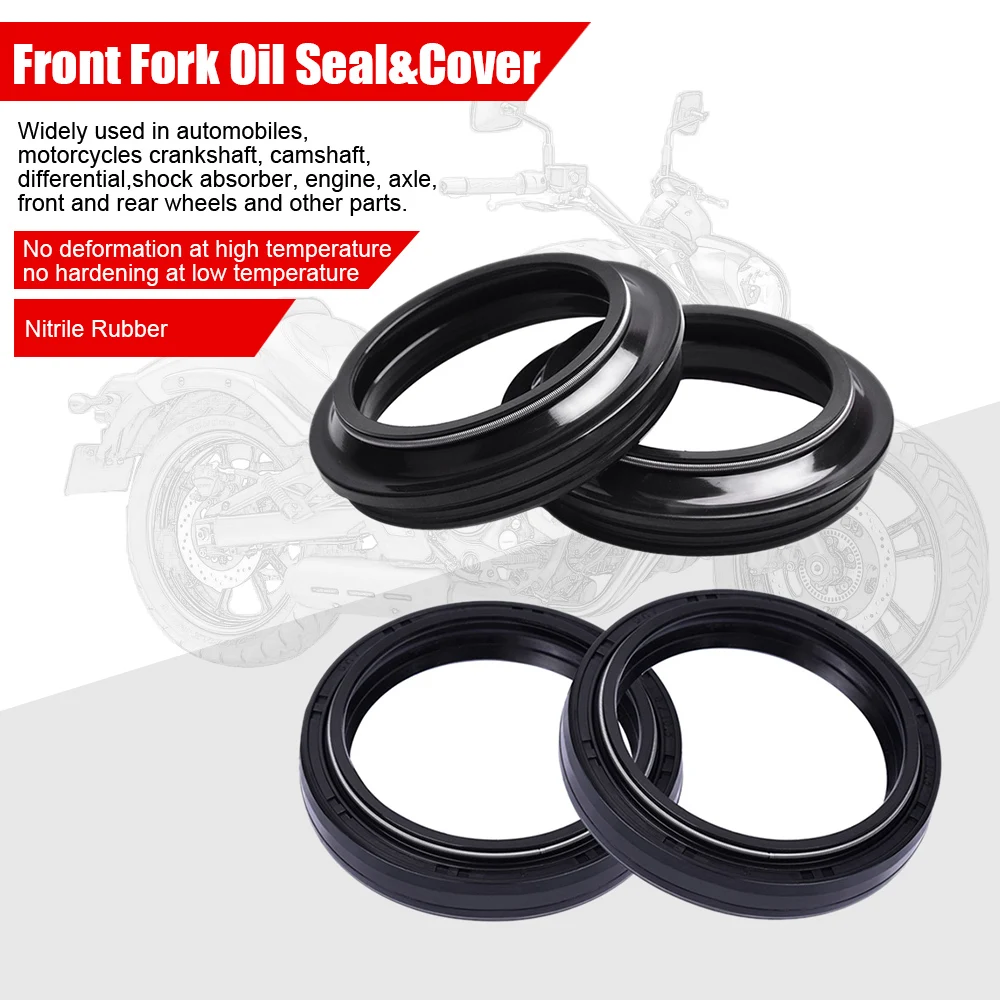 41X53X8 41 53 41*53*8 Paraolio Ammortizzatore Forcella Anteriore E Parapolvere Coperchio Per Kawasaki Kx125 Kx125G Capovolto Kx 125 Kdx200 Kdx 200