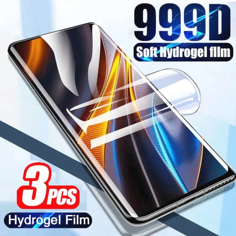 Pellicola Salvaschermo In Idrogel 3 Pezzi Per Xiaomi 14 14 Pro 13T 13T Pro Redmi Note 13 Pro