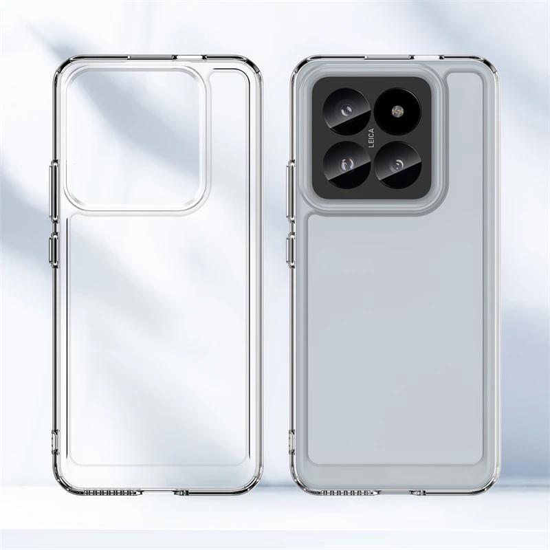 Per Xiaomi 14 Pro Custodia Trasparente Candy Silicone Tpu Cover Antiurto Xiaomi 14 Pro Custodia Protettiva Per Telefono Xiaomi 14 Pro Cover