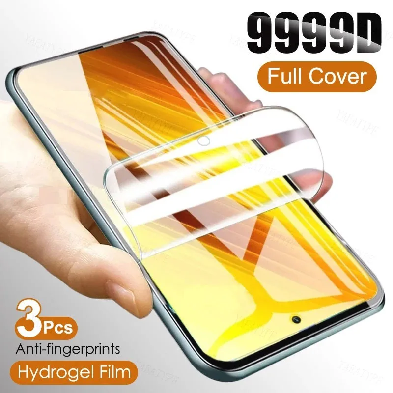 Pellicola Salvaschermo In Idrogel 3 Pezzi Per Xiaomi 14 14 Pro 13T 13T Pro Redmi Note 13 Pro