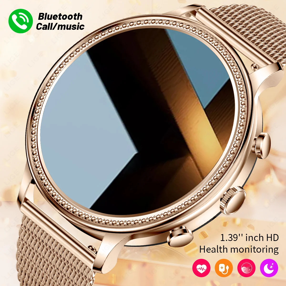 Lige Women Smart Watches Ladies Smartwatch Per Android Huawei Xiaomi Phone E Ios Apple Iphone Digital Watch Men Smart Bracelet
