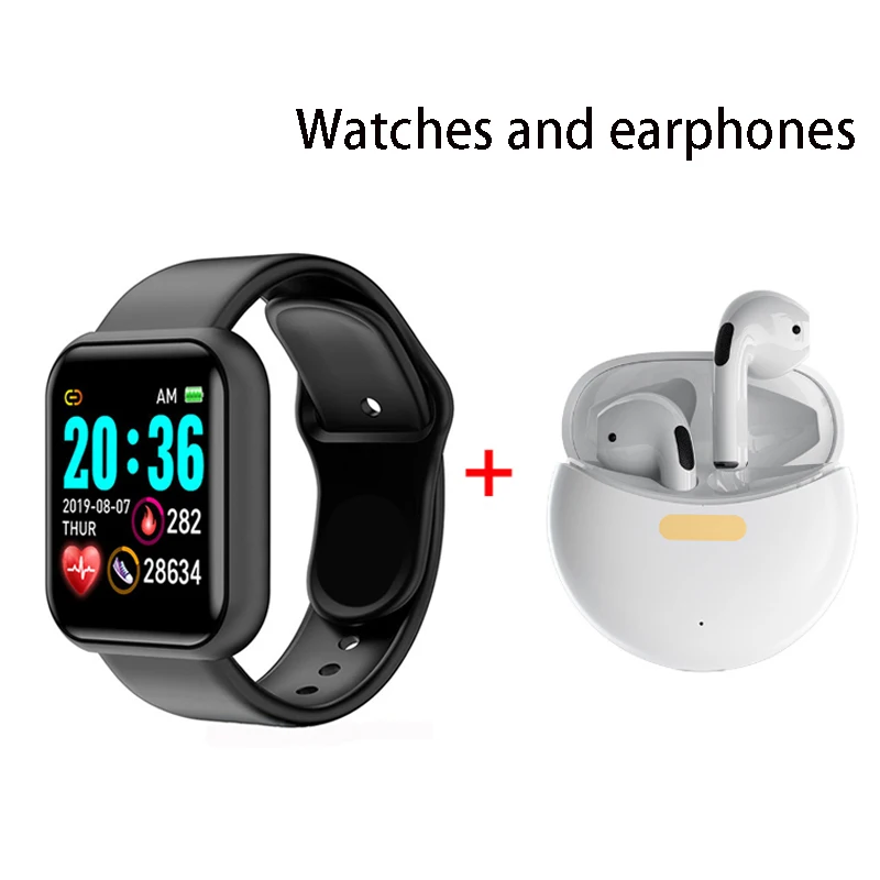 Smart Watch For Kids Impermeabile Bambino Smartwatch Uomo Donna Sport Fitness Tracker Frequenza Cardiaca Orologio Digitale Per Apple Auricolare