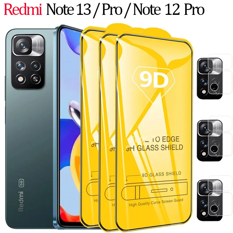Redmi Note 13 Vetro Temperato Per Xiaomi Redmi Note 12 Pro Screen Protector Redmi Note 13 Pro 5G Pellicola Salvaschermo Redmi Note 13 Pro Vetro Redmi 