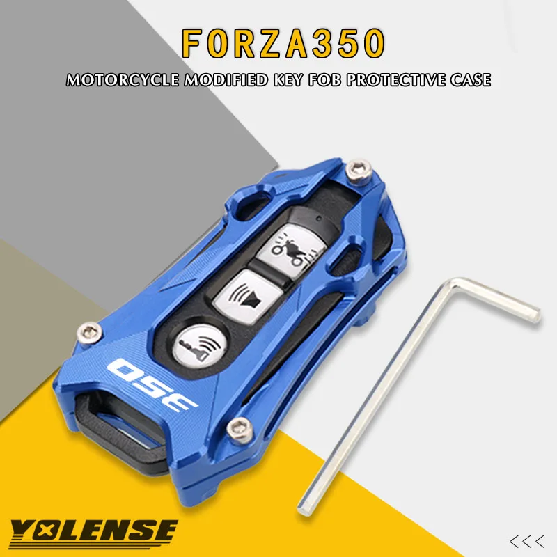 Per Honda Forza 350 Forza350 Forza 300 Forza300 Nss350 Nss 350 2013-2023 Moto Cnc Key Cover Case Shell Keys Protection