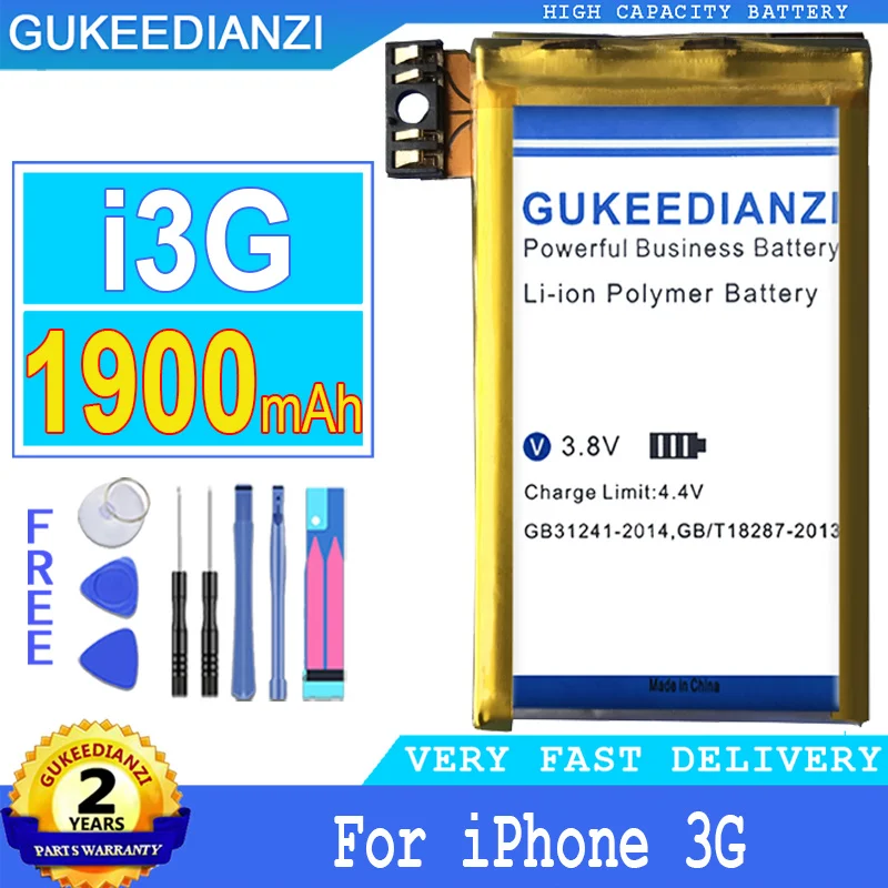 Batteria Bateria Ad Alta Capacità Per Apple Iphone 3G Iphone 3G 3Gs 4S 5 5S 5C 6 6S 7 8 Plus Per Iphone5 Iphone6 Iphone6S High Quali