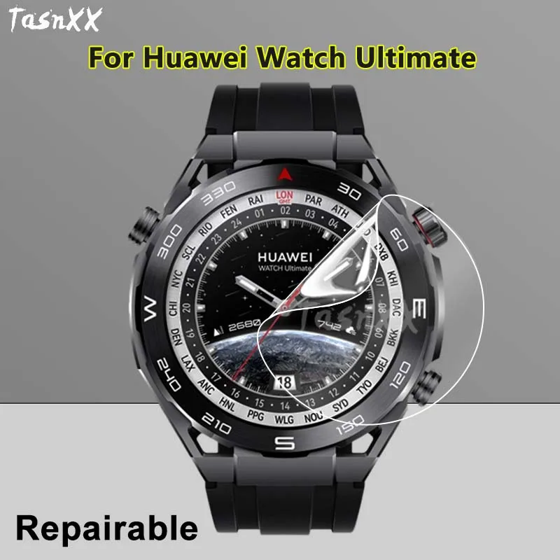Pellicola Salvaschermo Ultra Trasparente Sottile Per Huawei Watch Ultimate Gt Cyber Soft Tpu Riparabile Hydrogel Front Film-Non Vetro Temperato