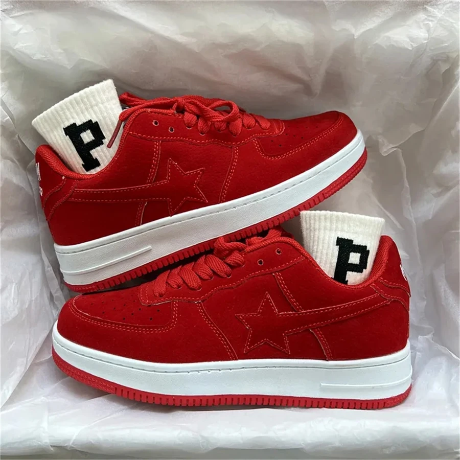 Retro Red Star Women Sneakers Moda Coppia Leggera Scarpe Da Skateboard Nuove Scarpe Sportive Di Tendenza Scarpe Da Corsa Da Uomo Jordans