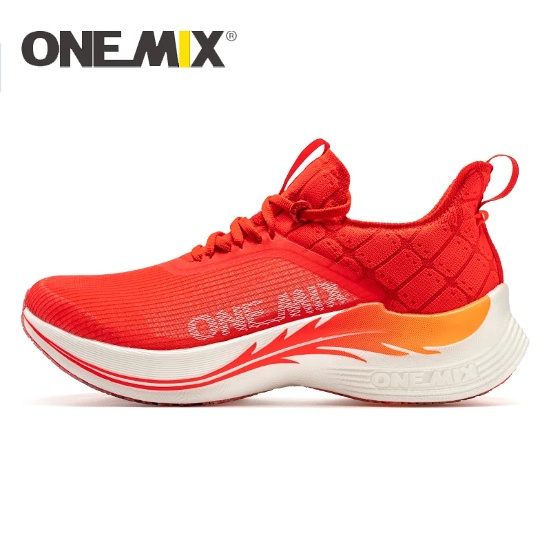 Onemix 2024 Carbon Plate Marathon Running Scarpe Da Corsa Supporto Stabile Professionale Sneakers A Rimbalzo Ultraleggero Antiurto