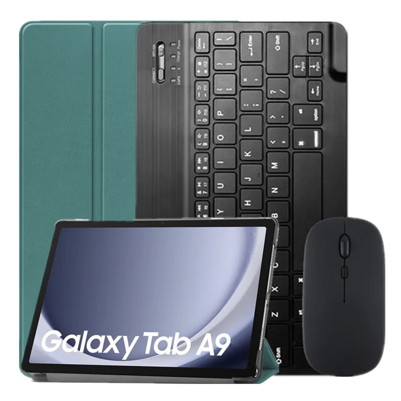 Cover Per Samsung Galaxy Tab A9 Custodia Per Tastiera Da 8.7 ''Tastiera Spagnola Russa Portoghese Per Galaxy Tab A9 A 9 Sm-X110 2023 Cover