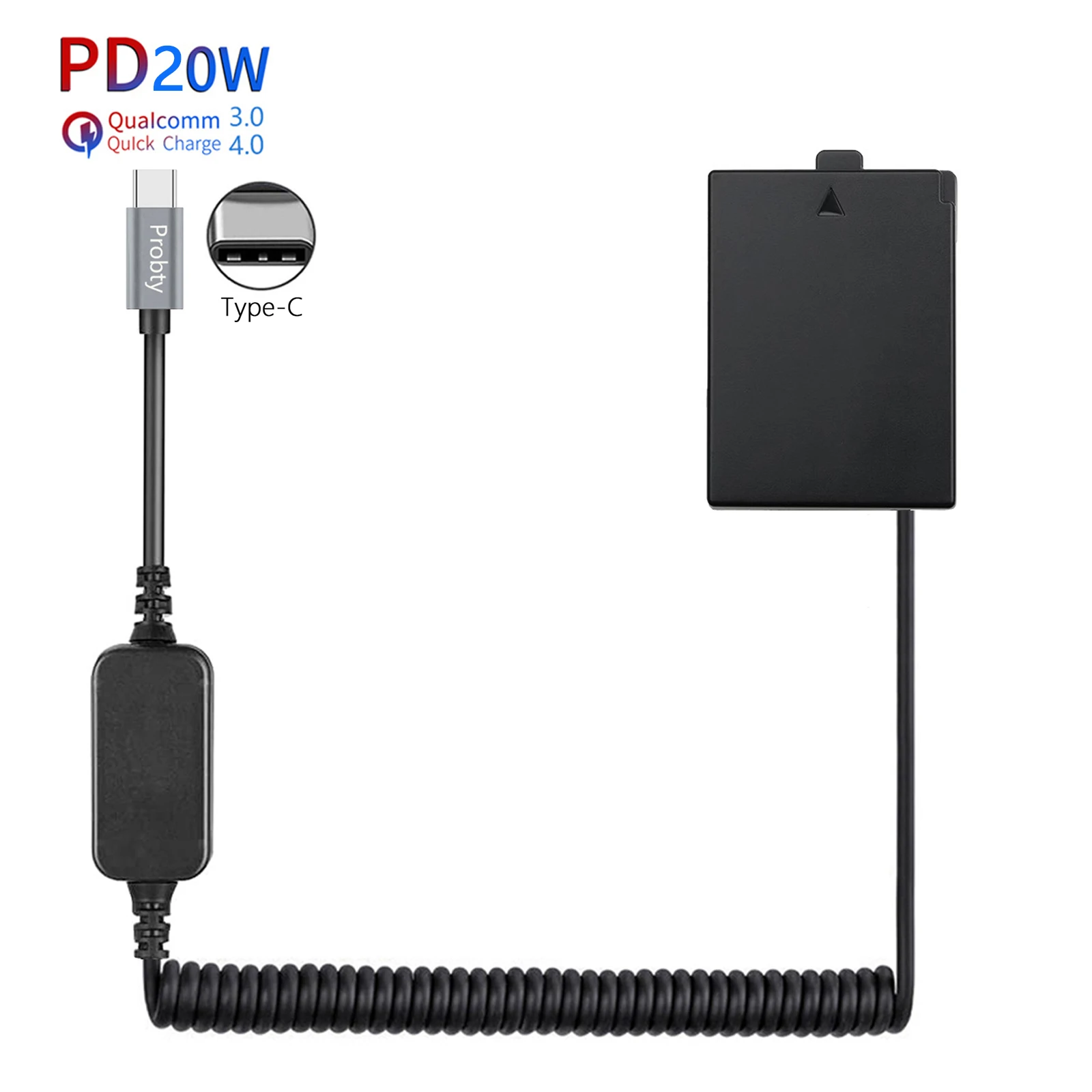 Usb-C A Lp-E10 Lp E10 Ack-E10 Dr-E10 Batteria Fittizia Per Canon Eos 1100D 1200D 1300D 1500D 2000D 3000D T3 T5 T6 X50 X70
