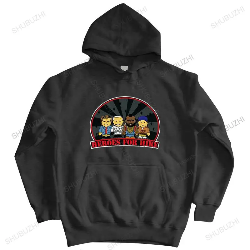 Heroes For Rental Fall Hoodie The A-Team Hannibal A Ba Mr. T Team Tv Series Van Coat Cartoon Cappotto Con Cappuccio Uomo Unisex New Fashion
