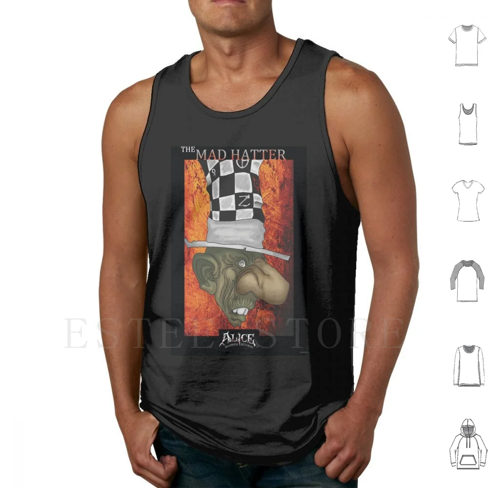 Canottiere Alice Canottiera Senza Maniche American Mcgee Alice Alice Lidell Alice In Cappellaio Videogioco Pazzo Videogiochi Videogiochi Video