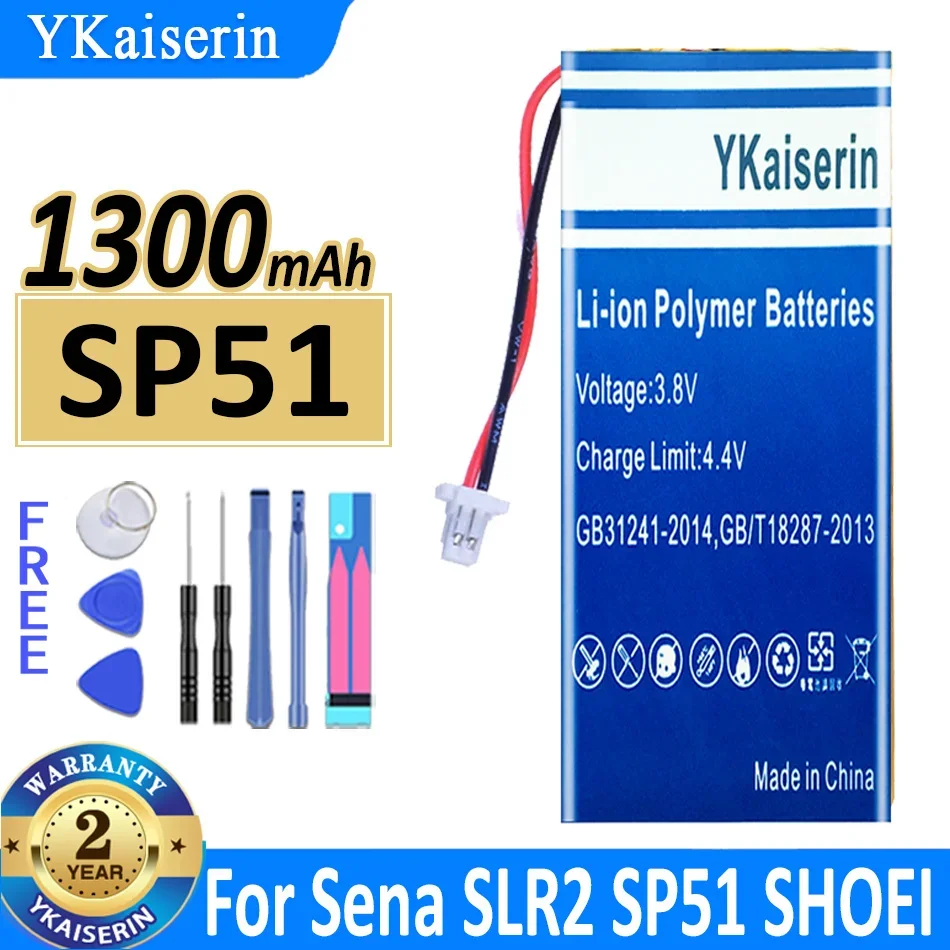 Batteria Ykaiserin Per Sena 10C 10S 20S 30S Evo 30K Slr2 Sp51 Shoei Gt-Air Ii 2019 Shoei Neotec Ii Cuffie Batterie Digitali