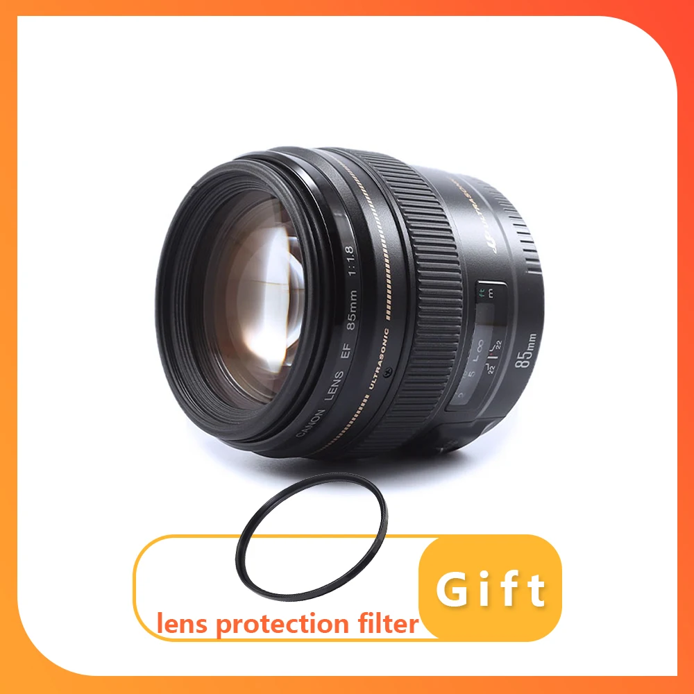 Canon Ef 85Mm F/1.8 Usm Teleobiettivo Medio Per Fotocamere Reflex Canon 250D Sl3 850D 90D 6D Mark Ii